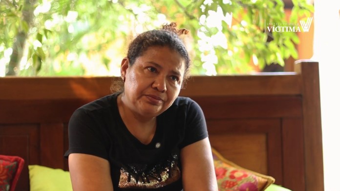 La mamá de Melisa Palacios recordó a su hija como una persona con un gran corazón, responsable e inteligente. Foto La Hora: Instituto de la Víctima