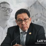 Juez de Extinción de Dominio, Jaime Delmar González Marín, accedió a la solicitud del Ministerio Público (MP) para inmovilizar seis inmuebles vinculados a Miguel Martínez, pareja sentimental del expresidente Alejandro Giammattei. Diseño La Hora: Alejandro Ramírez