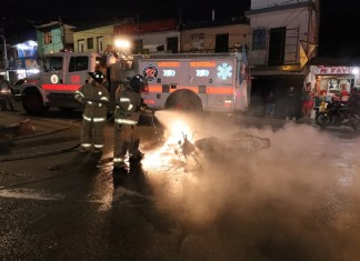 El incidente se registró en la zona 6 capitalina. Foto La Hora: CVB