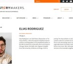 Captura de pantalla de la página de The History Makers que muestra la biografía del presunto responsable del tiroteo de Washington Elías Rodríguez. Foto La Hora: EFE
