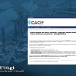 El Cacif calificó de hito histórico el convenio entre Guatemala y Estados Unidos para la expansión del Puerto Quetzal. Diseño La Hora: Alejandro Ramírez