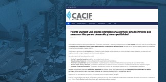 El Cacif calificó de hito histórico el convenio entre Guatemala y Estados Unidos para la expansión del Puerto Quetzal. Diseño La Hora: Alejandro Ramírez