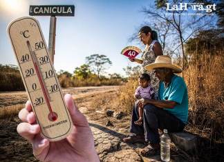 Se espera el inicio de la canícula para mediados de junio en Guatemala. Diseño La Hora / Roberto Altán.