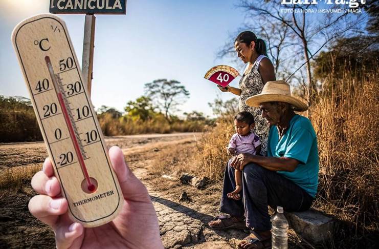 Se espera el inicio de la canícula para mediados de junio en Guatemala. Diseño La Hora / Roberto Altán.