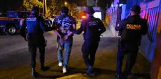 José Pablo Ramírez Esquivel fue detenido luego de supuestamente haber atropellado a un agente de PNC. Foto La Hora: PNC