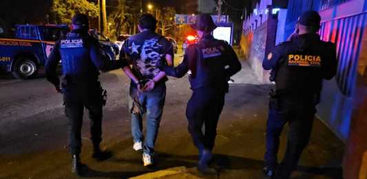 José Pablo Ramírez Esquivel fue detenido luego de supuestamente haber atropellado a un agente de PNC. Foto La Hora: PNC