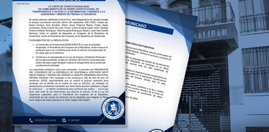 Corte de Constitucionalidad otorgó amparo a diputados opositores. Diseño La Hora: Alejandro Ramírez