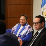 La fiscal general, María Consuelo Porras, en reunión con la relatora de la ONU. Foto La Hora: MP