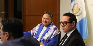 La fiscal general, María Consuelo Porras, en reunión con la relatora de la ONU. Foto La Hora: MP