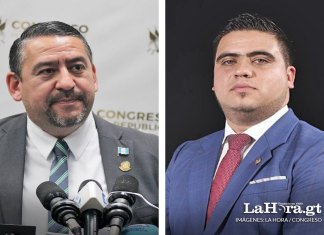 Los diputados Darwin Lucas y Raúl Solórzano serán informados de la separación del bloque UNE. Arte: La Hora / Alejandro Ramírez