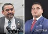 Los diputados Darwin Lucas y Raúl Solórzano serán informados de la separación del bloque UNE. Arte: La Hora / Alejandro Ramírez