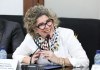 La ministra de Economía, Gabriela García, acudió a una citación al Congreso y explicó los avances para eliminar las barreras no arancelarias. Foto: Congreso de la República