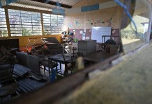 Mineduc contabiliza 12 centros educativos con afectaciones por sismos Muchos edificios escolares continúan en malas condiciones. Foto La Hora: Archivo.
