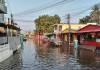 El puerto de San José, Escuintla, fue uno de los más afectados con la salida del mar. Foto La Hora: Conred