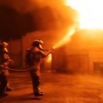 Incendio en Matamoros. Foto La Hora: CVB
