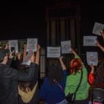 Periodistas piden el cese a la persecución. Foto La Hora: Daniel Ramírez.