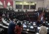 Menos de la mitad de los 160 diputados acudieron a las plenarias extraordinarias de mayo en el Congreso. Foto: La Hora / José Orozco