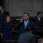 Allan Rodríguez hizo varias llamadas en la plenaria del 6 de mayor donde se negaban a registrar sus asistencia y dar cumplimiento a su amparo. Foto: La Hora / José Orozco