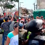 Se registraron disturbios en Prados de Villa Hermosa por tala de árboles. Foto La HorA: Noticias San Miguel Petapa