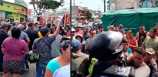 Se registraron disturbios en Prados de Villa Hermosa por tala de árboles. Foto La HorA: Noticias San Miguel Petapa