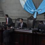 El presidente del Congreso, Nery Ramos, informa de los trabajos en el Palacio Legislativo que podría impedir realizar sesión solemne por el aniversario de la Constitución. Foto: La Hora / José Orozco
