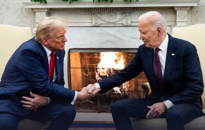 Donald Trump envió un mensaje a Joe Biden. Foto La Hora: Casa Blanca