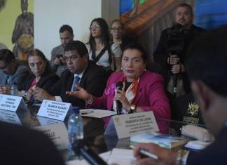 La presidenta interina del TSE, Blanca Alfaro, explicó la situación legal del partido Movimiento Semilla. Foto: La Hora / José Orozco