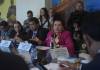 La presidenta interina del TSE, Blanca Alfaro, explicó la situación legal del partido Movimiento Semilla. Foto: La Hora / José Orozco