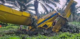 Avioneta se accidenta Tiquisate