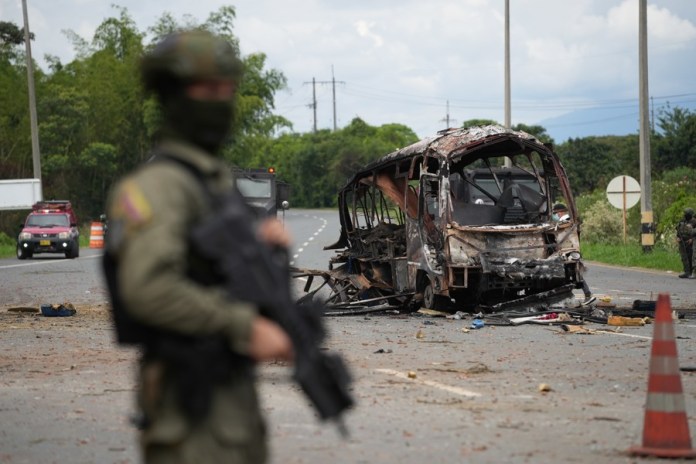 Colombia vive una escalada en la violencia. Foto La Hora: EFE/ Ernesto Guzmán
