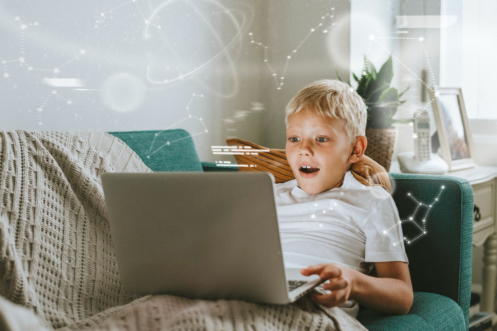 Niños tecnologia