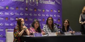 Conferencia de la organización "Movimiento Son Niñas, No Madres" tras la sentencia por parte de la ONU en caso de una niña guatemalteca víctima de violencia sexual.