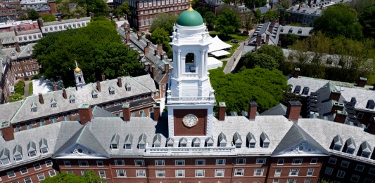 Campus universitario de Harvard en Cambridge, Massachusetts. Foto La Hora: EFE
