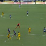 La Copa Oro 2025 calificó la jugada de gol entre los guatemaltecos Óscar Santis y Darwin Lom como una "poesía chapina". Foto La Hora: Copa Oro 2025