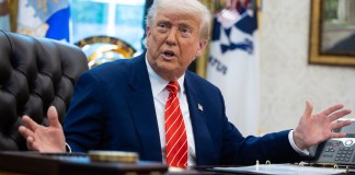 Imagen de archivo, del presidente estadounidense Donald Trump. Foto La Hora: EFE