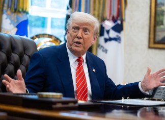 Imagen de archivo, del presidente estadounidense Donald Trump. Foto La Hora: EFE