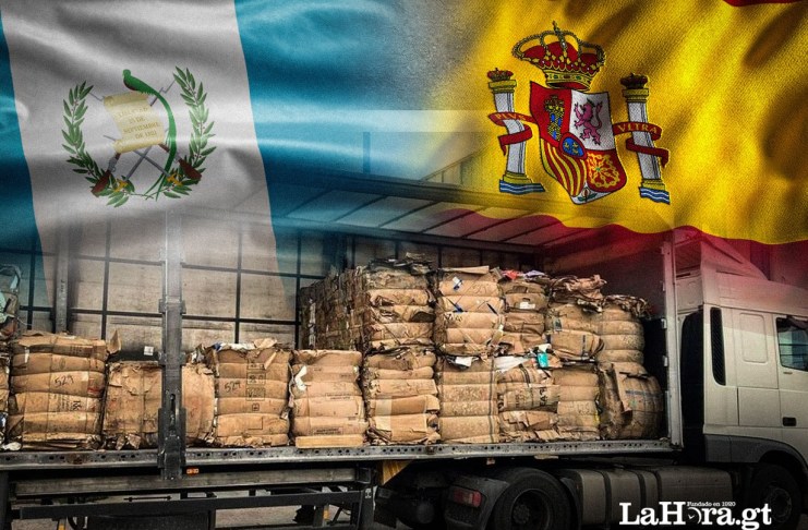 Autoridades de España y de Guatemala no han continuado con el seguimiento ha un contenedor de cartón de reciclaje donde se encontraron 1 mil 190 kilos de cocaína