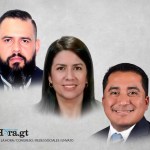 Alejandro Prado Estada, Ingrid Vanessa García Vásquez y Otilio Benjamín López Maldonado, integraron la Sala Tercera de Corte de Apelaciones. Diseño La Hora: Alejandro Ramírez.
