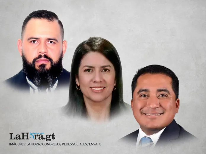 Alejandro Prado Estada, Ingrid Vanessa García Vásquez y Otilio Benjamín López Maldonado, integraron la Sala Tercera de Corte de Apelaciones. Diseño La Hora: Alejandro Ramírez.