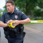 La Policía de Minnesota acordonó la escena del crimen. Foto La Hora: AP