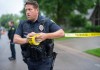 La Policía de Minnesota acordonó la escena del crimen. Foto La Hora: AP