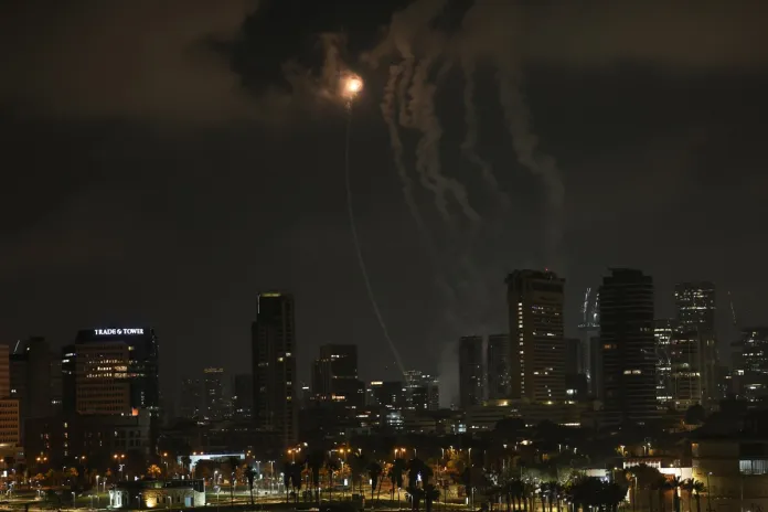 Iranian ballistic missile attack on Tel Aviv