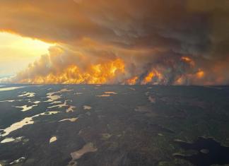 El humo de los incendios de Canadá llega al noroeste de España sin riesgo para la salud. Foto La Hora: EFE.