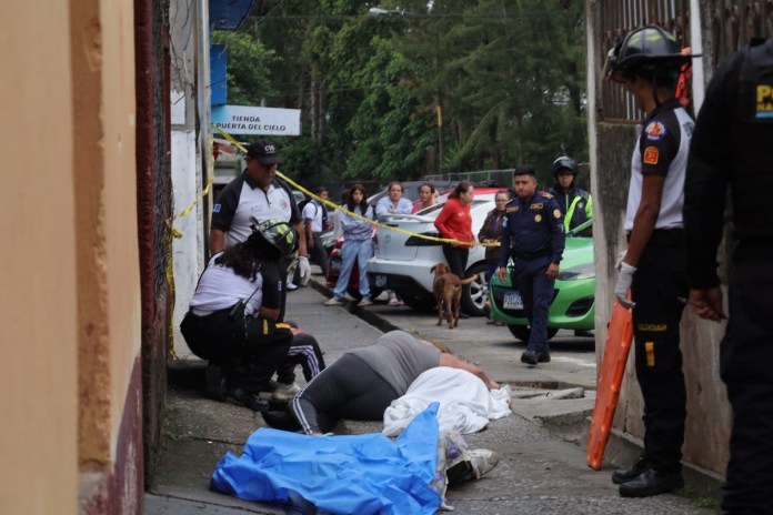 Ataque armado en la 8 avenida y 13 calle zona 18, colonia San Rafael III.