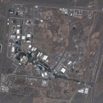 Imágenes satelitales de la planta subterránea de enriquecimiento de uranio Natanz. Foto La Hora: AP