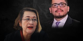 Jueza Abelina Cruz y Carlos Batres Gil