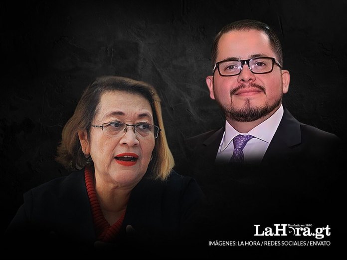 Abelina Cruz y Carlos Batres Gil Jueza Abelina Cruz y Carlos Batres Gil