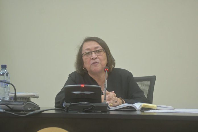 Jueza Abelina Cruz conocerá caso contra familia de Arnoldo Medrano. Foto La Hora: Fabricio Alonzo