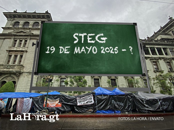 Desde el 19 de mayo, el Sindicato de Trabajadores de la Educación de Guatemala (STEG) convocaron a una asamblea permanente