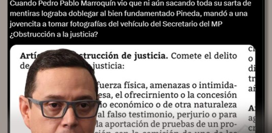 El secretario general del MP, Ángel Pineda. Foto La Hora/ Diseño Alejandro Ramírez
